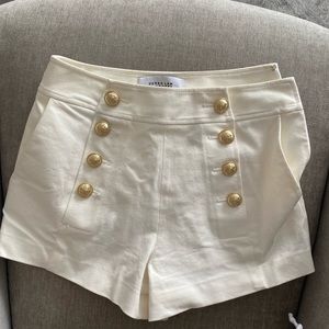 White Derek lam shorts